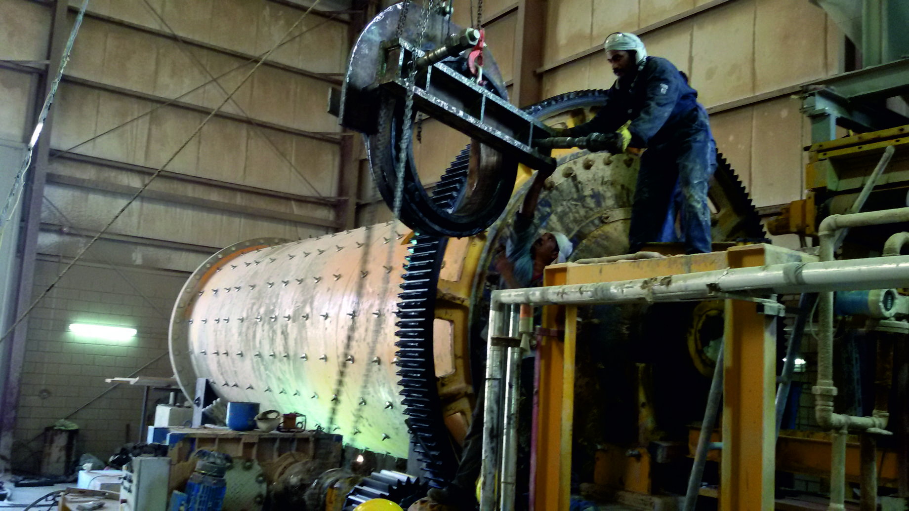 Ball Mill Bearing Replacement & Precision Alignment - Image 2